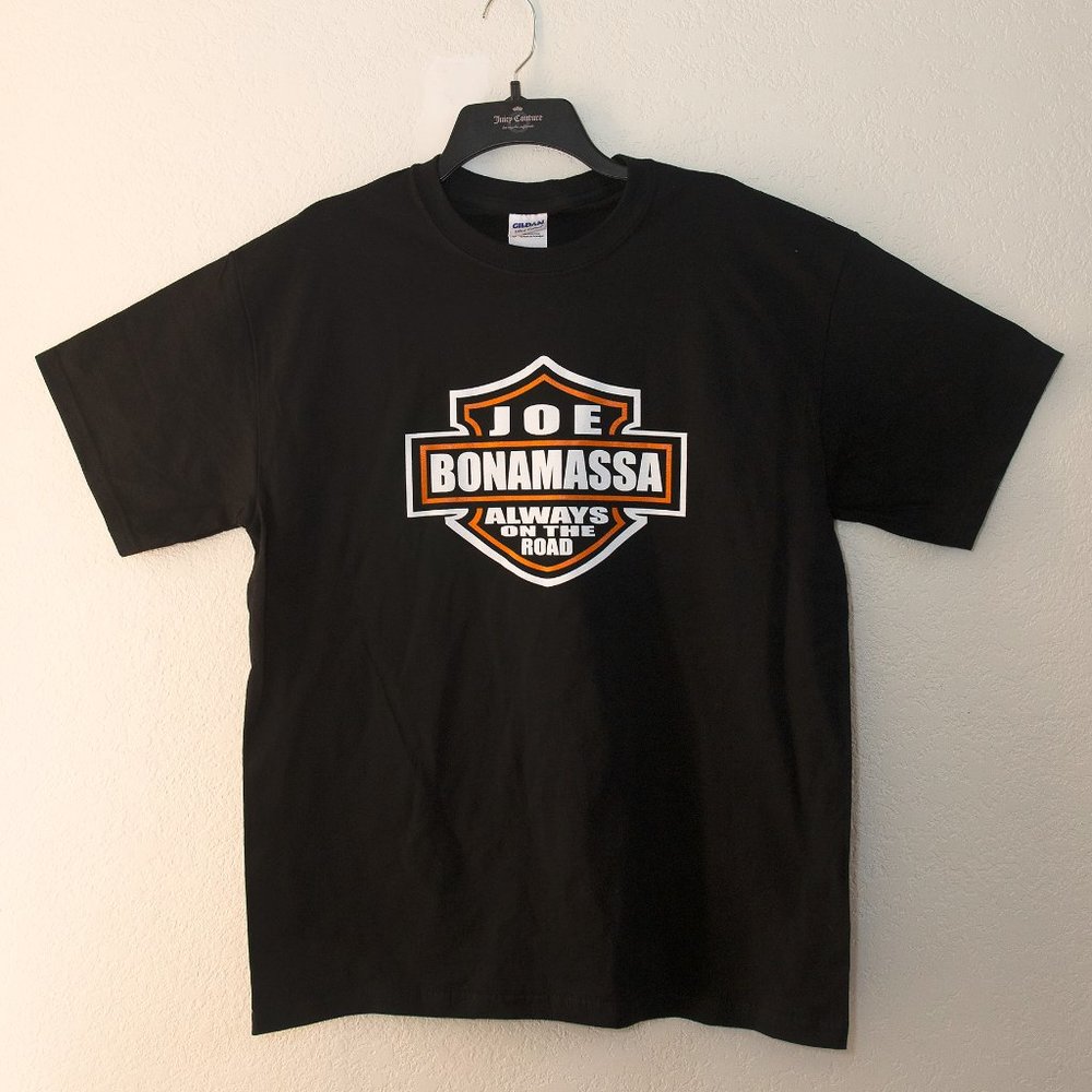 Joe Bonamassa Men's tee, Always On The Road. Size L. Brand New, never worn.